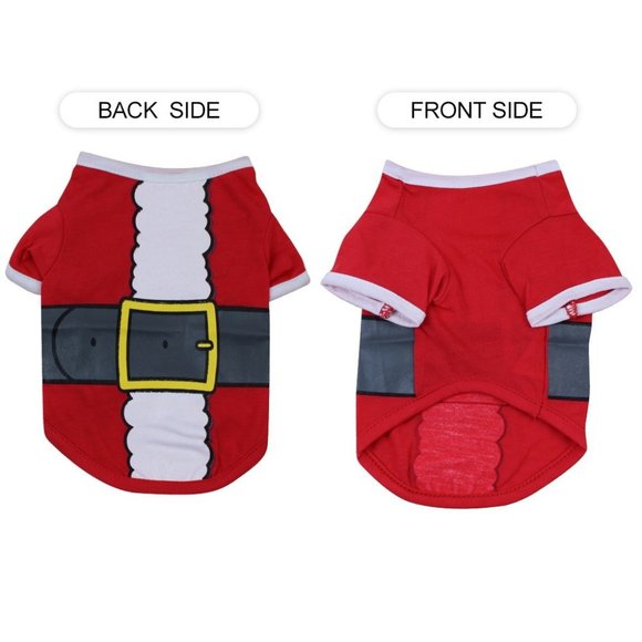 Santa Claus L/G Dog Suit - Picture 3 of 7